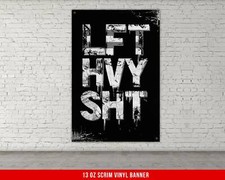 Home Gym Motivational Banner - Large Quote Wall Art