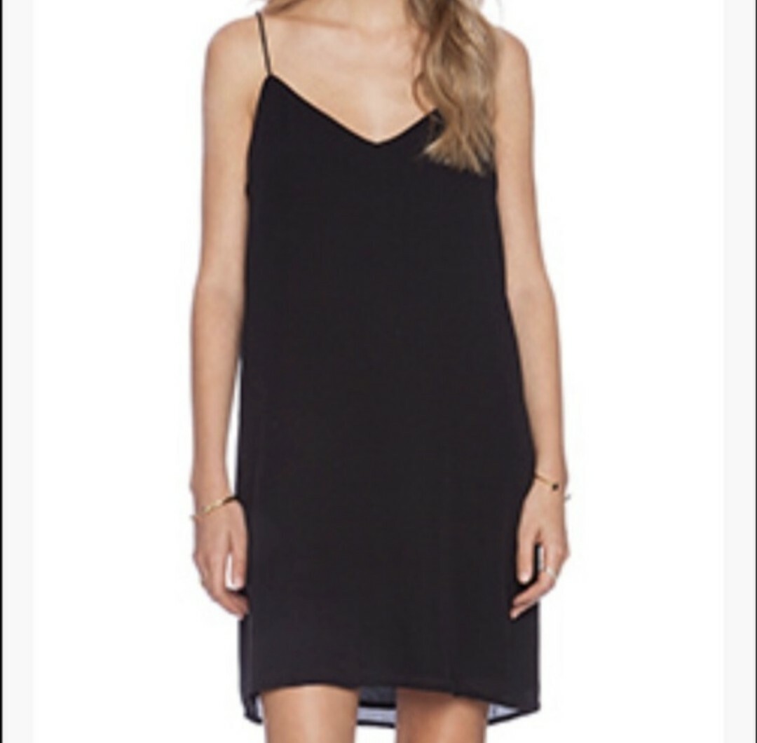 revolve black slip dress Blaque Label Revolve Slip Dress Size X-small In Black