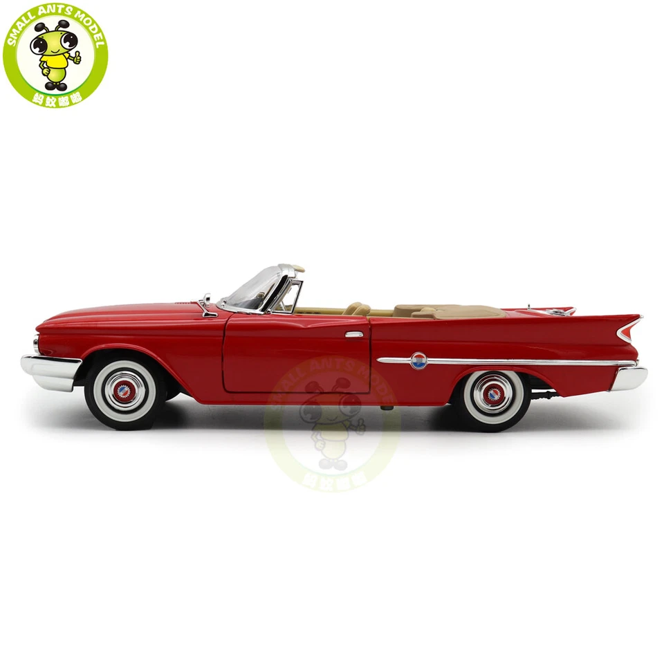 1/18 1960 Chrysler 300F Road Signature Red Diecast Model Toy Car Gifts - Image 2 of 4