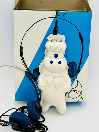 Popping Fresh Pillsbury Dough Boy Radio Walkman 1985 Neu in OVP - Bild 6 von 7