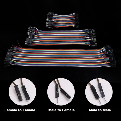 Cable de puente 40 x 10 cm, 20 cm, 30 cm, 40 cm (MM MF FF) - Cable Dupont Breadboard Wire - Imagen 7 de 29