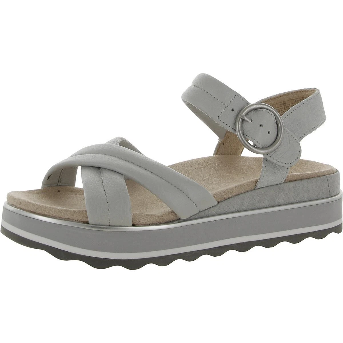 Vionic Womens Reyna Leather Slingback Comfort Wedge Sandals Shoes