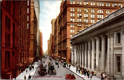KAPPYS ANTIQUE POST CARDS LASALLE STREET CHICAGO ILL (360)