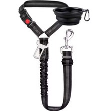 3 Piece Set Dog Seat Belt Retractable Dog Car Seatbelts Adjustable Pet Seat Belt