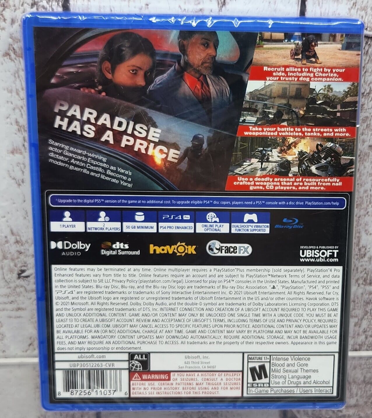 FAR CRY 6 PS5 (used) - PlayStation 5 GAMES – Back in The Game Video Games