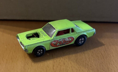Matchbox No. 62 Mercury Cougar Rat Rod Lesney Superfast hellgrün 1970