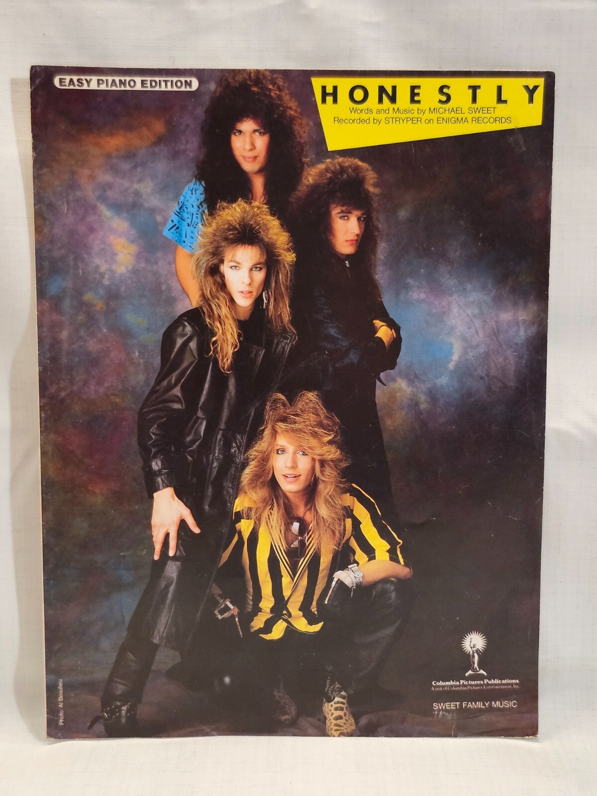 Stryper Honestly Sheet Music & Lyrics Sweet Family Lyrics 1986