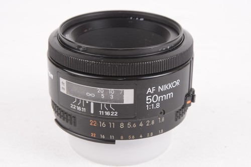 Nikon AF 50mm f/1.8 Prime Portrait Digital Camera Lens #T-06425