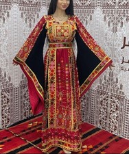 Hand Embroidered Dress Embroidered Abaya   Jordanian Thobe Maxi Wedding Dress