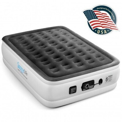 #ad SereneLife 18quot; Full Premium Raised Airbed W Built in Internal AC Pump SLABFL60 $68.99