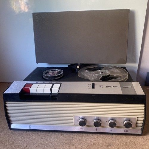 PHILIPS 4306 Reel to Reel player Tape Player Recorder Working