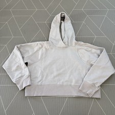 Lululemon Loundgeful Cropped Hoodie Size 8 Spark Bone Beige Gold LW3GE3S