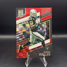 2022 Donruss Elite Darren Waller Red Parallel /399 Las Vegas Raiders #93