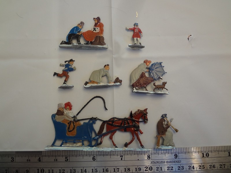 Hans Heinrichsen winter fest tin figures, HE-18