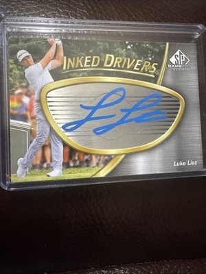2024 SP Game Used Inked Drivers Luke List #ID-LL Auto 3hd