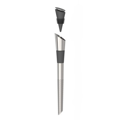 Host Wine Filter Pour Spout with Stopper, Stainless Steel Wine Purifier to Remov
