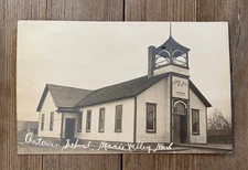 Vintage Postcard Moxee Valley WA Washington Yakima County RPPC City School