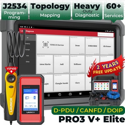 X431 PRO3S+ V+ ELITE Profi OBD2 Diagnosegerät ALLE SYSTEM ECU Programmier
