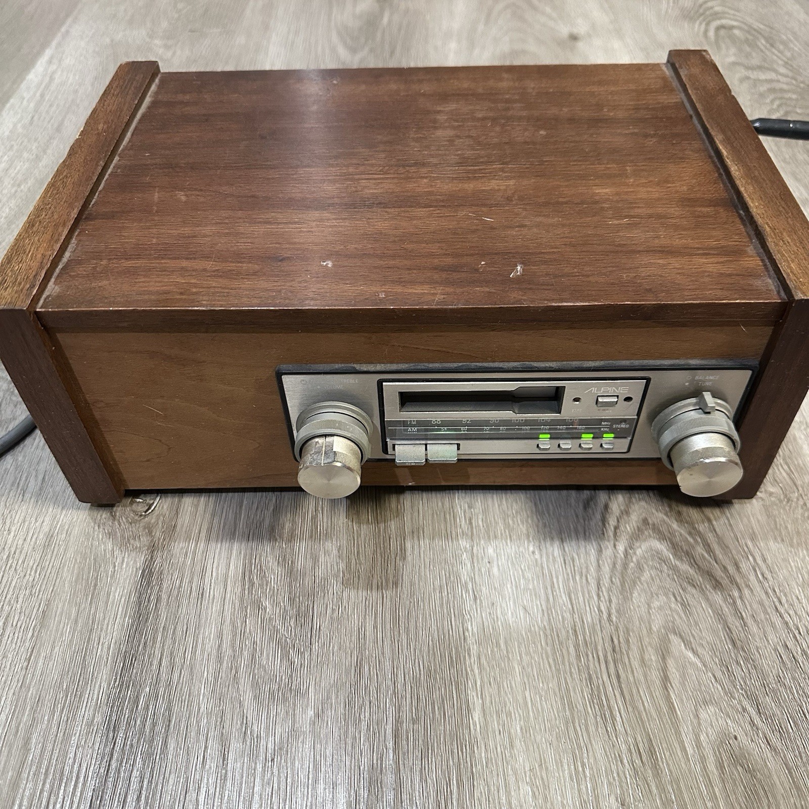 Cassette Player Auto Reverse Am Fm Deck Powers On