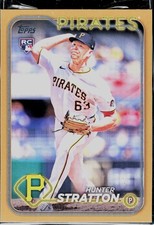 2024 Topps Update #US348 Hunter Stratton Gold #/2024
