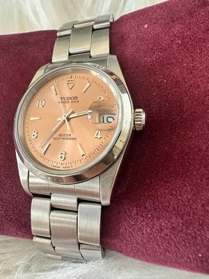 [Serviced] Tudor Prince Oysterdate Pink Automatic 34mm - Box & Paper - 74000N -