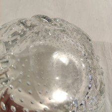 Svuotata Tasche Posacenere In Vetro Bullicante Barovier Anni 60 Murano