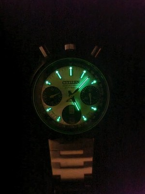 Citizen Bullhead Flyback Chronograph  Automatic 8110 Vintage 