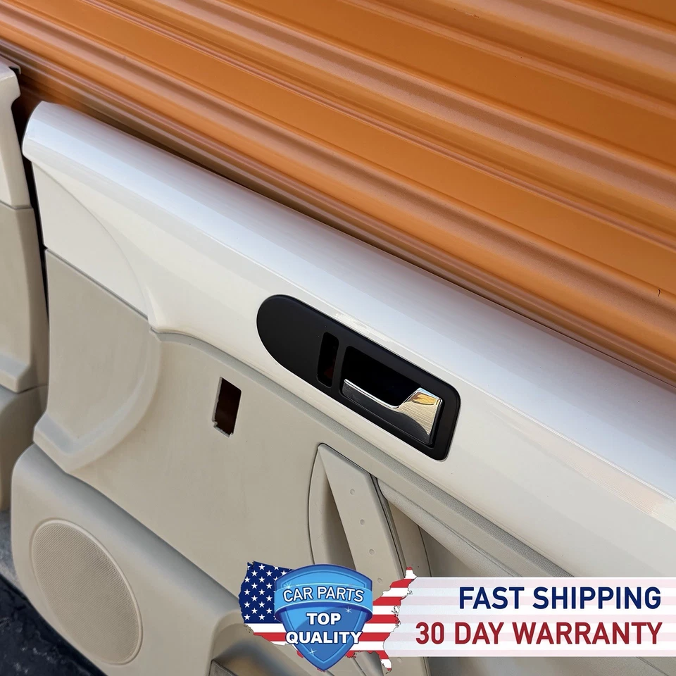 Par de paneles de puerta interior izquierdo derecho Volkswagen Beetle 1998-2010 OEM BEIGE/CREMA Foto 4 de 4