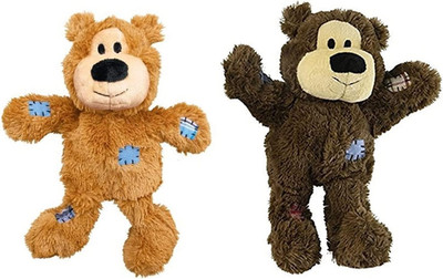 Wild Knots Bears Durable Dog Toys Size:Small/Med Pack of 2 Small Breeds