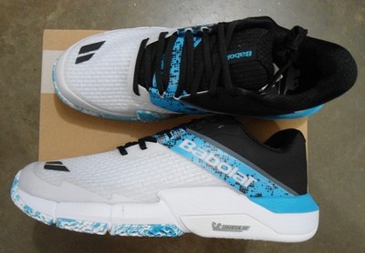 NEW BABOLAT MOVEA PADEL & ATHLETIC SHOES | Cyan, White 9M | 42.5 EU | $160 LAST2