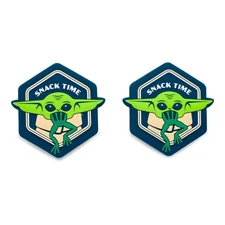 Star Wars: The Mandalorian Grogu "Snack Time" Magnetic Chip Clips | Set of 2