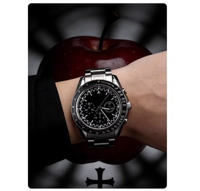 Death Note Anime Yagami Light Cosplay Props Metal Wristwatch