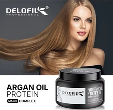 Collagen Hair Mask Double Protein Deep Conditioner Argan Oil Hair Sealed 2 Packs
