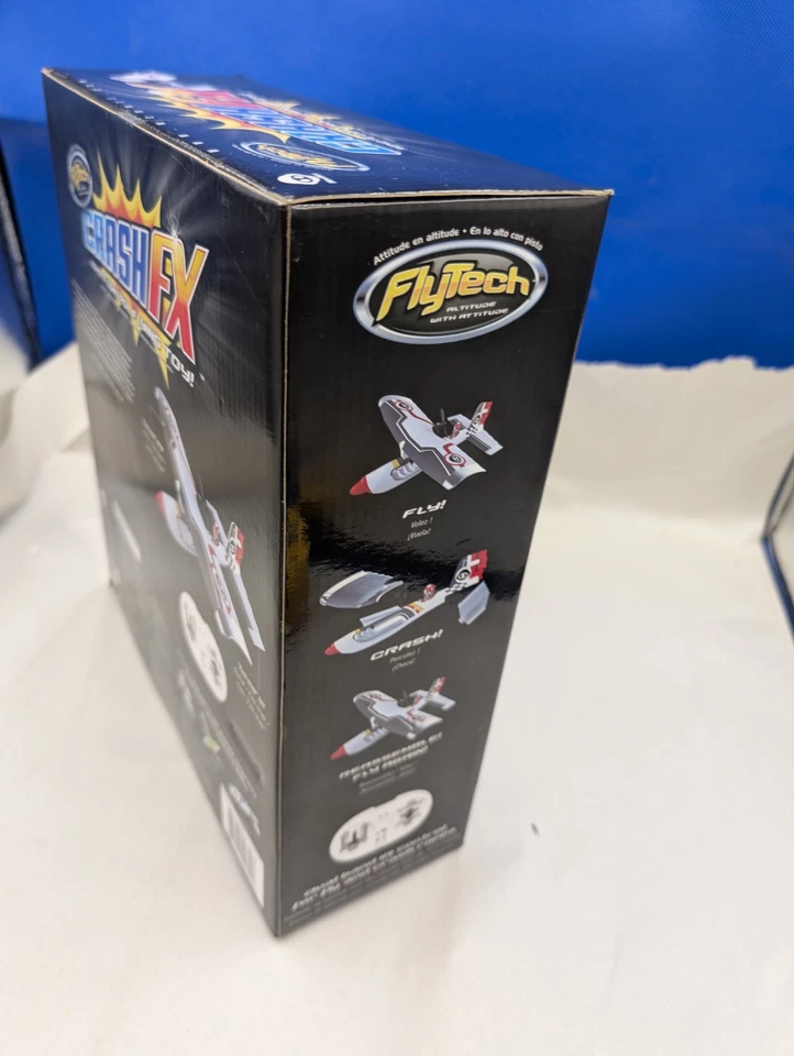 Flytech Crashfx Remote Control Flying Toy Fly Tech Crash FX 2008 Wow wee Group - Image 4 of 4