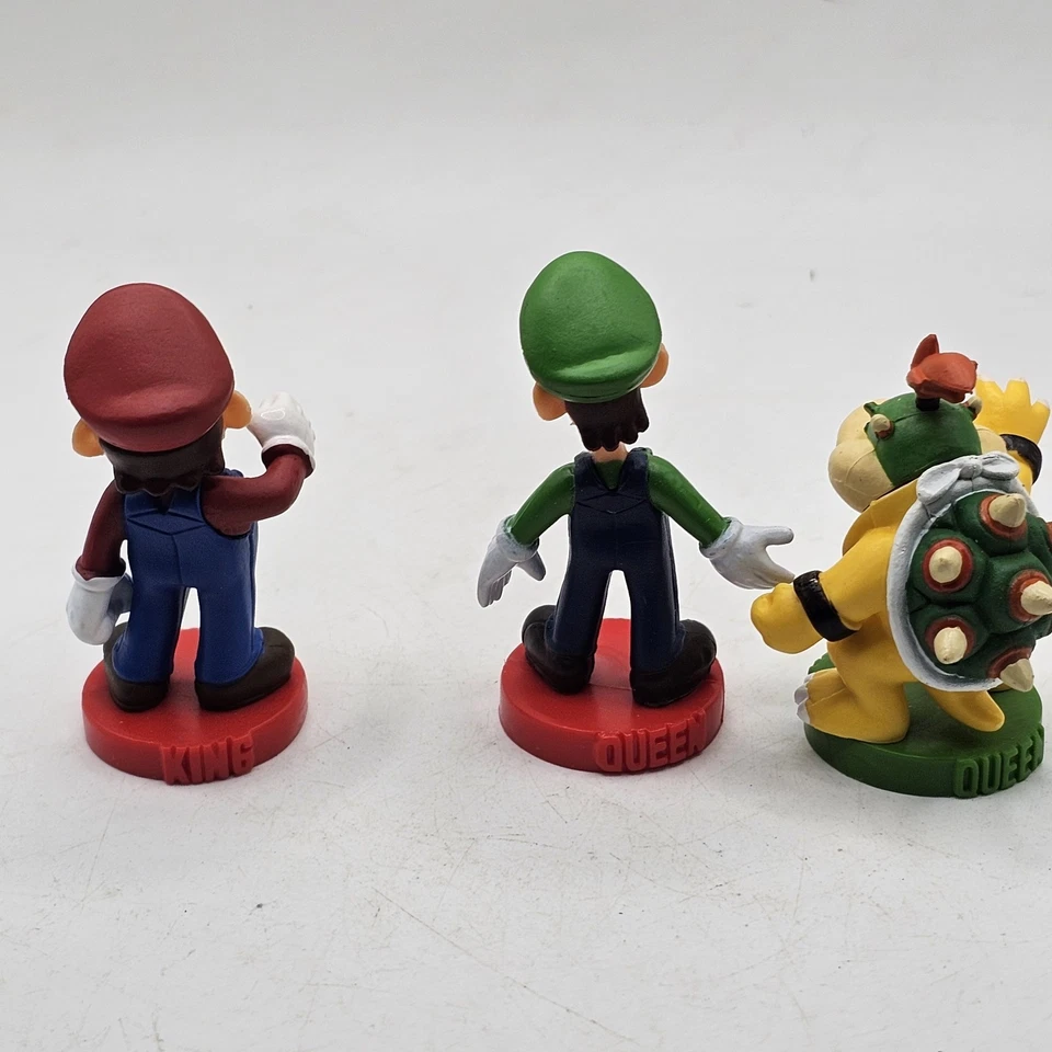 Super Mario King Luigi Queen Bowser Jr Queen Piece Chess Game Replacement - Image 2 of 4
