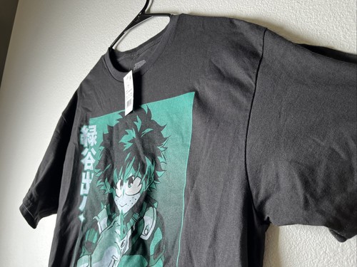 Izuku Midoriya Deku T-Shirt My Hero Academia Crunchyroll Anime Shirt LARGE - Picture 4 of 6