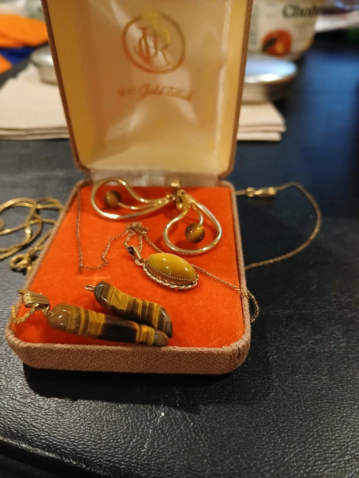 Ювелирные изделия с тигровым глазом - Изображение 2 из 4