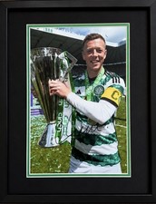 Signed Framed Callum McGregor Celtic FC 12x8 Picture  Comes COA PHOTO PROOF A4