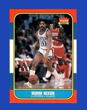 1986-87 Fleer Set-Break # 80 Norm Nixon NR-MINT *GMCARDS*