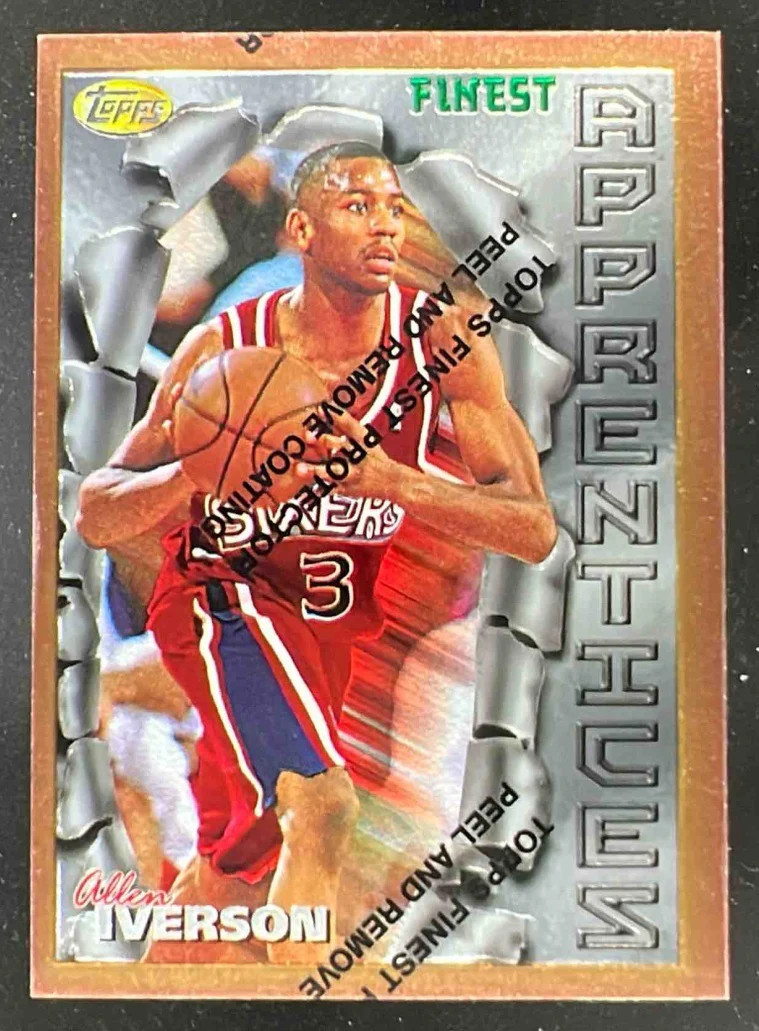 1996-97 Topps Finest Bronze #69 Allen Iverson