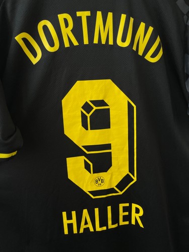 BORUSSIA DORTMUND 2022/2023 AWAY FOOTBALL SHIRT SOCCER JERSEY TRIKOT PUMA HALLER - Picture 8 of 12