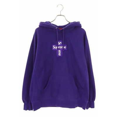 Supreme 20AW Cross Box Logo Hoodie Sサイズ - トップス
