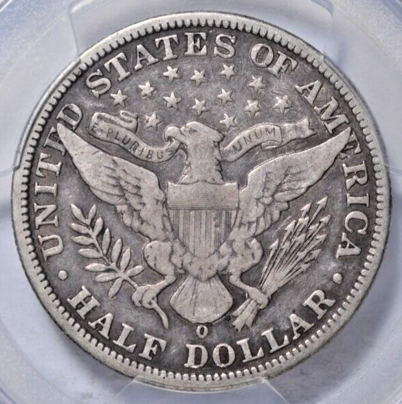 1899-O BARBER HALF DOLLAR ~ NICE ORIGINAL PCGS VF20! - Image 4 of 4