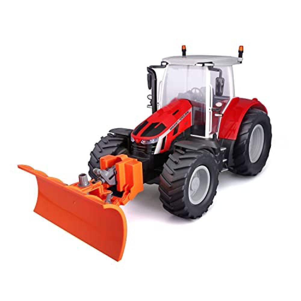 Maisto Tech R/C trattore Massey Ferguson 5S.145 con cursore per neve: trattore r