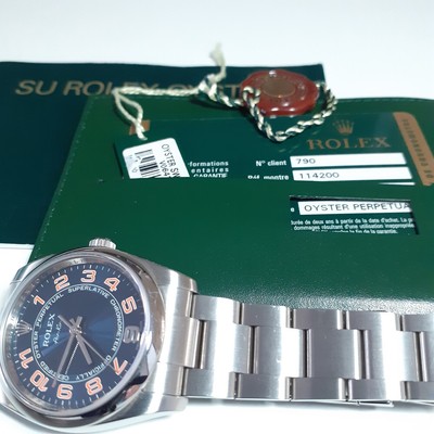 Blue Dial Automatic Watch 114200 | eBay