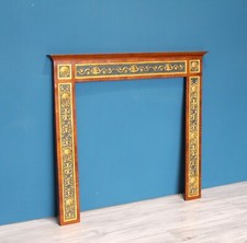 CORNICE ANTICA da caminetto antiquariato RESTAURO COMPLETO CONSERVATIVO