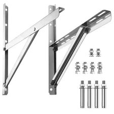 2Pc Wall Mounting Bracket for Mini Split Air Conditioner Outdoor Stainless Steel