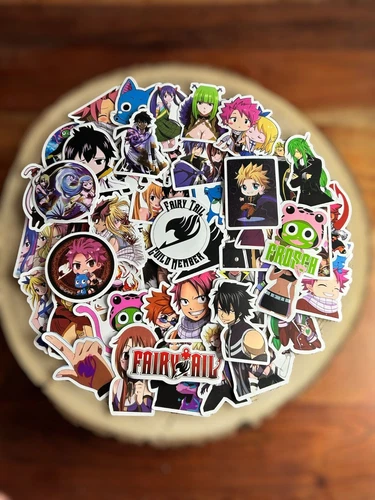 🍀 50 Fairy Tail-Design  Aufkleber Sticker für z.B. Laptop Handy