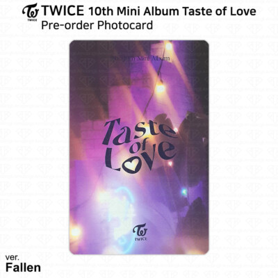 TWICE 10th Mini Album Taste of Love Official Photocard Sana KPOP K