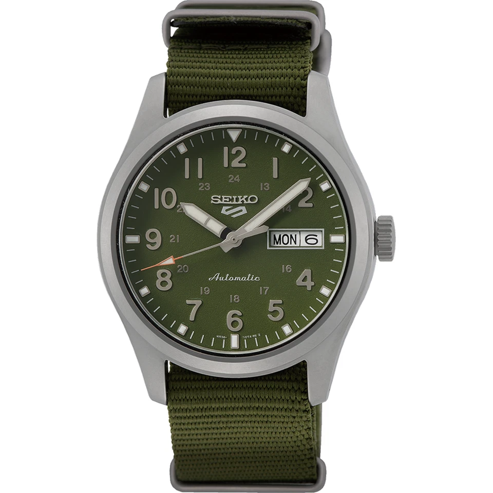 Seiko 5 Automatic Mechanical Watch Green dial SRPG33K1 DE*de